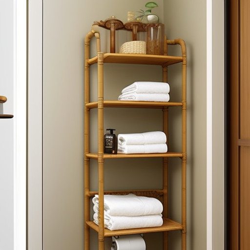 Natural Materials and Plants in Bathroom