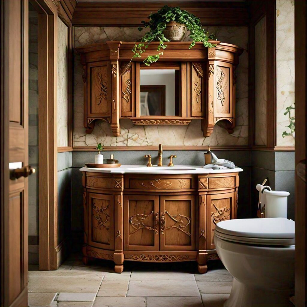 benefits of using natural materials and plants in bathroom design