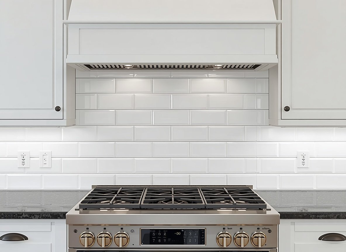 25 Affordable Home Interior Design Ideas on a Low Budget 18 White ceramic subway tiles kitchen backsplash - affordable home interior decor ideas