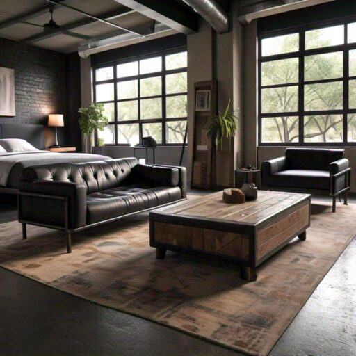 separate sitting area in master bedroom