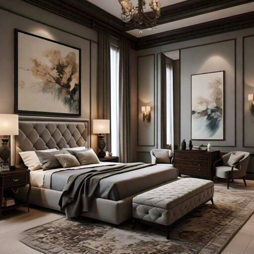 Master Bedroom with Separate Sitting Area