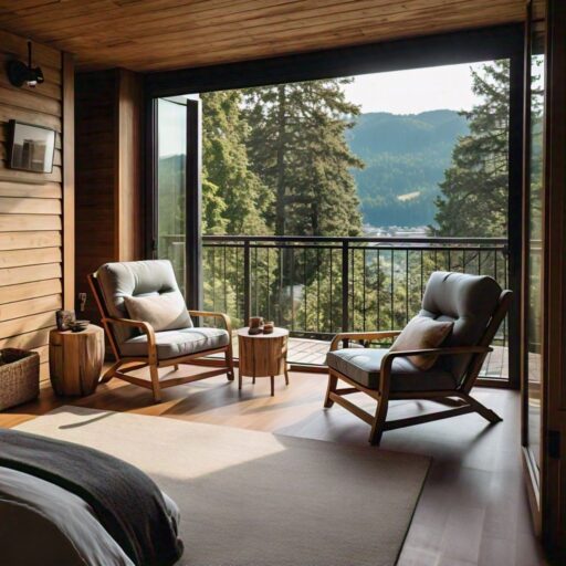 Master Bedroom with Separate Sitting Area