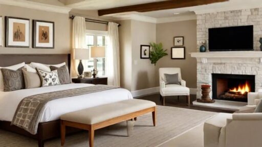 Master Bedroom with Separate Sitting Area Ideas