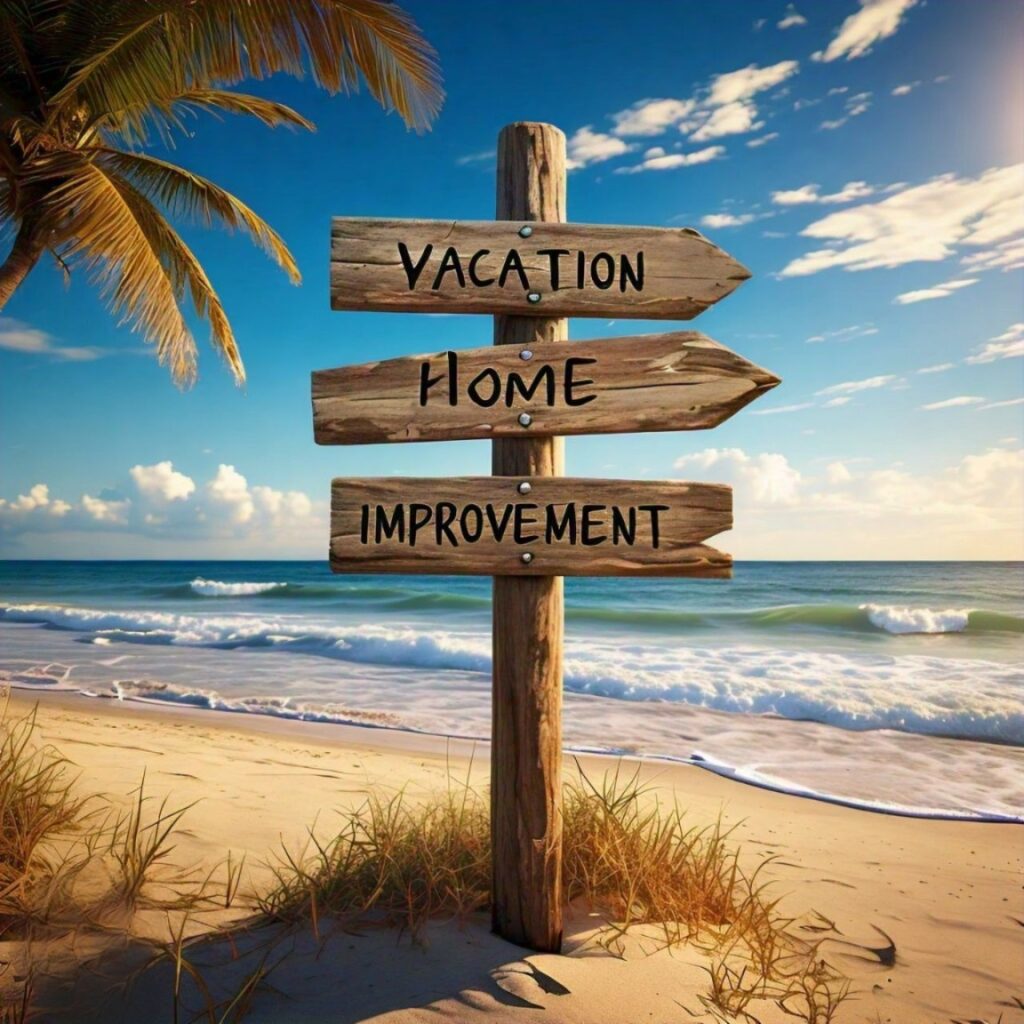 Vacation or Home Improvement