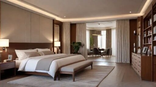 Master Bedroom with Separate Sitting Area