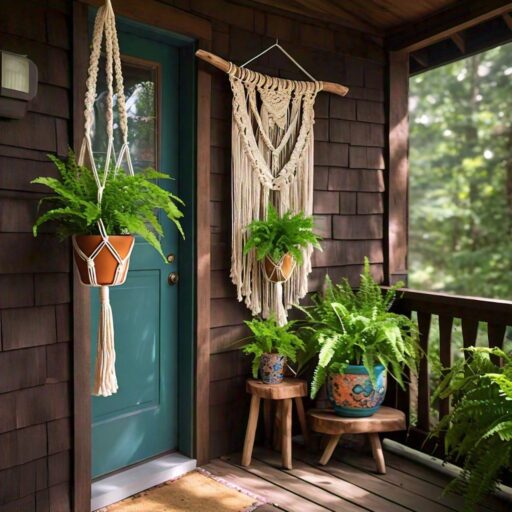 How to Dress Your Porch Bohemian Style with Macrame Decor