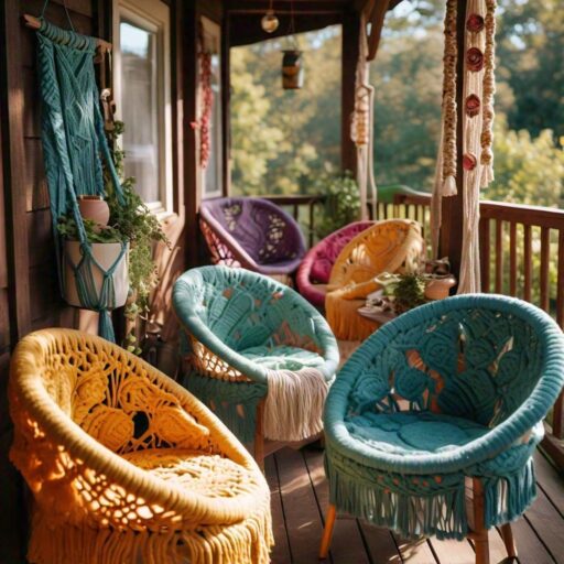 How to Dress Your Porch Bohemian Style with Macrame Decor