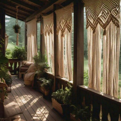 How to Dress Your Porch Bohemian Style with Macrame Decor