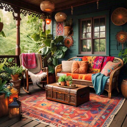 How to Dress Your Porch Bohemian Style with Macrame Decor