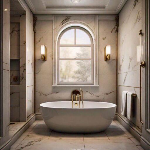 Small Modern Luxury Bathroom Design
