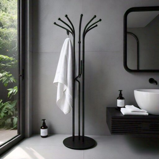 Add a Freestanding Towel Rack