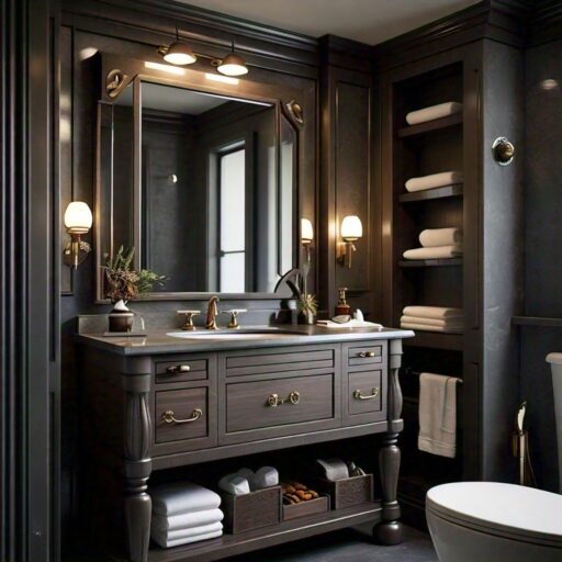 small vanity with sink designed