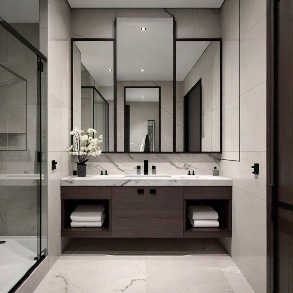 20 Elegant Ideas For Small Modern Luxury Bathroom Design To Maximize ...