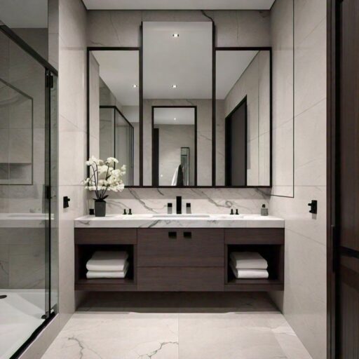 Small Modern Luxury Bathroom Design
