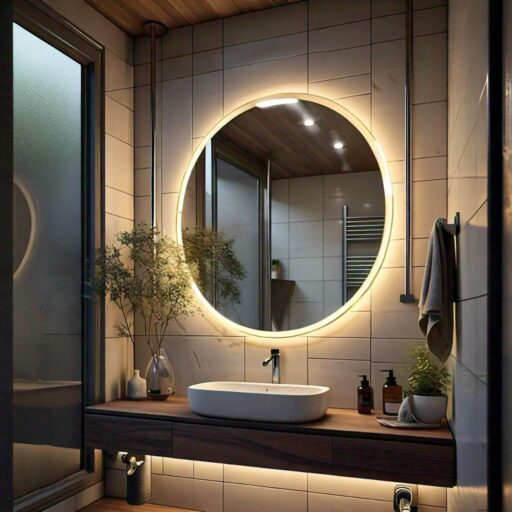 Use Large Mirrors for Illusion of Space