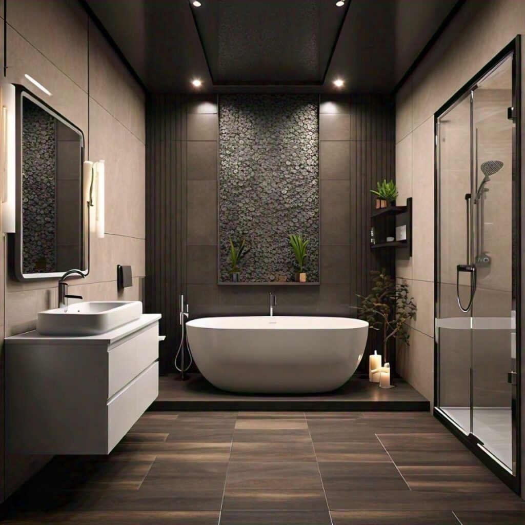 Small Modern Luxury Bathroom Design