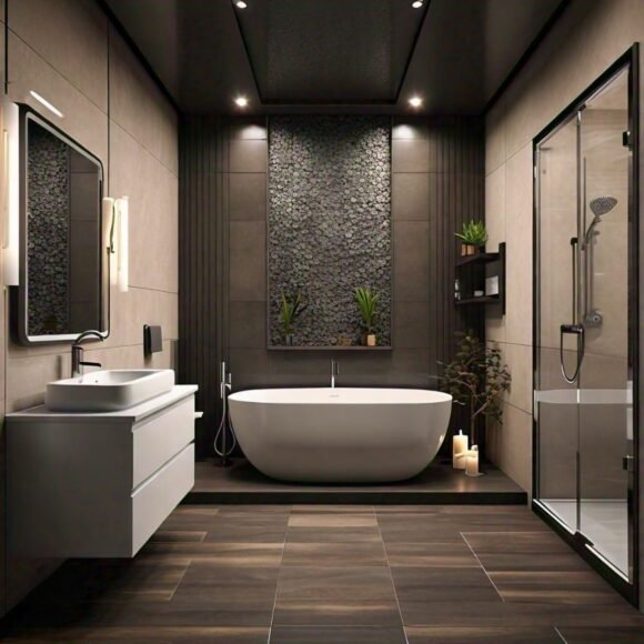 20 Innovative Master Bathroom Accent Walls Ideas In 2024
