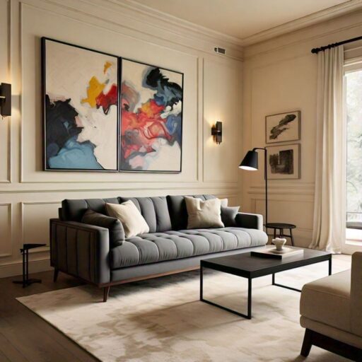 What Colors Compliment Cream Minimalist Decor