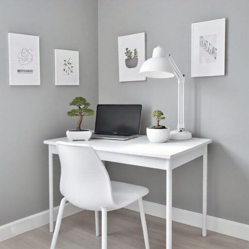 Minimalist Freelance Calm Workspace