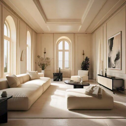 What Colors Compliment Cream Minimalist Decor