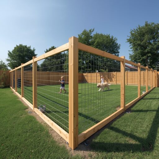 Budget Friendly DIY Hog Wire Fence Ideas