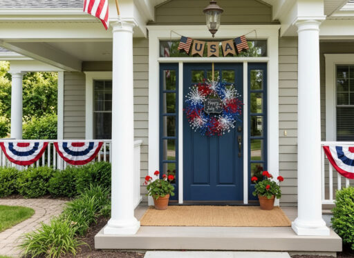 Patriotic Wreath Ideas for Your Front Door 