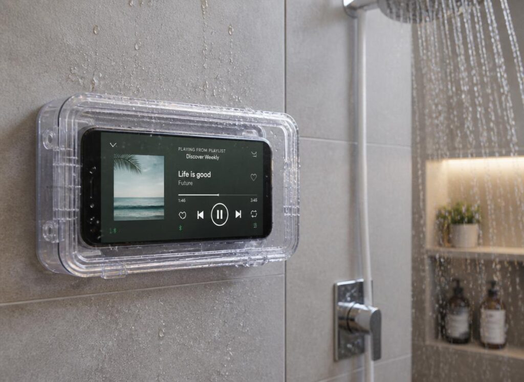 How to Use a Phone in the Shower Area: 15 Brilliant Safety Hacks 4 How to Use a Phone in the Shower