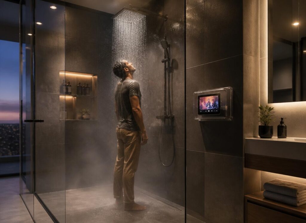 How to Use a Phone in the Shower How to Use a Phone in the Shower