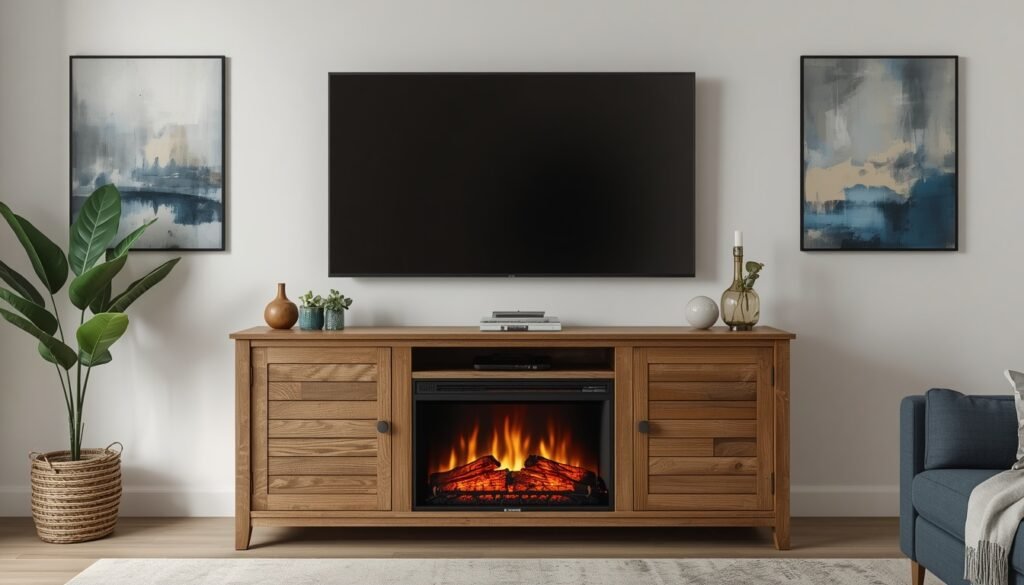 How to Choose the Best Entertainment Center with a Fireplace: Buyer Guide 6 best wooden Entertainment Center with a Fireplace