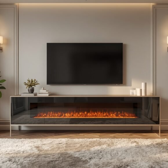Best Entertainment Center with a Fireplace
